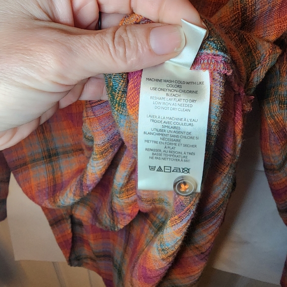 ANTHROPOLOGIE | Pilcro & The Letterpress Plaid Seamed Button Down Tunic - Picture 14 of 14